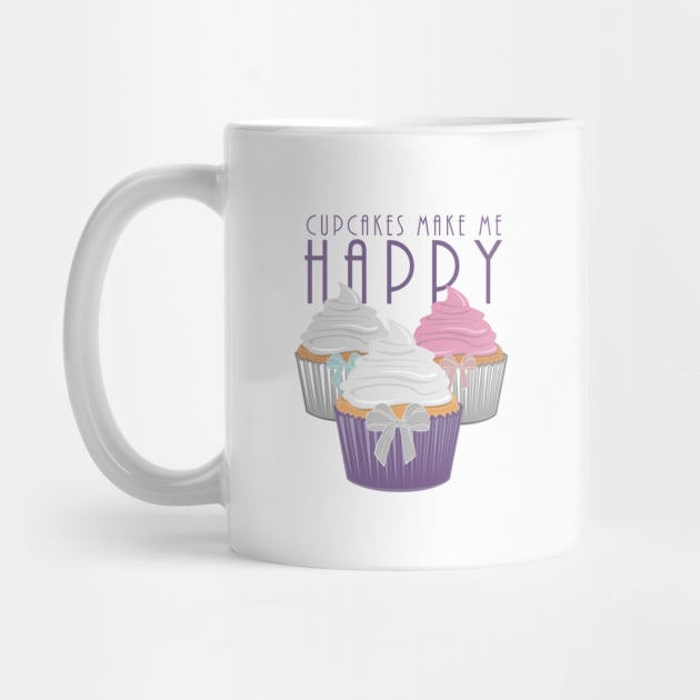 Cupcakes Make Me Happy by adamzworld